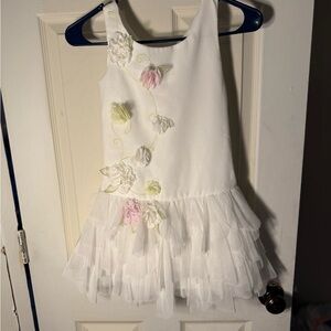Giotti White Floral Dress